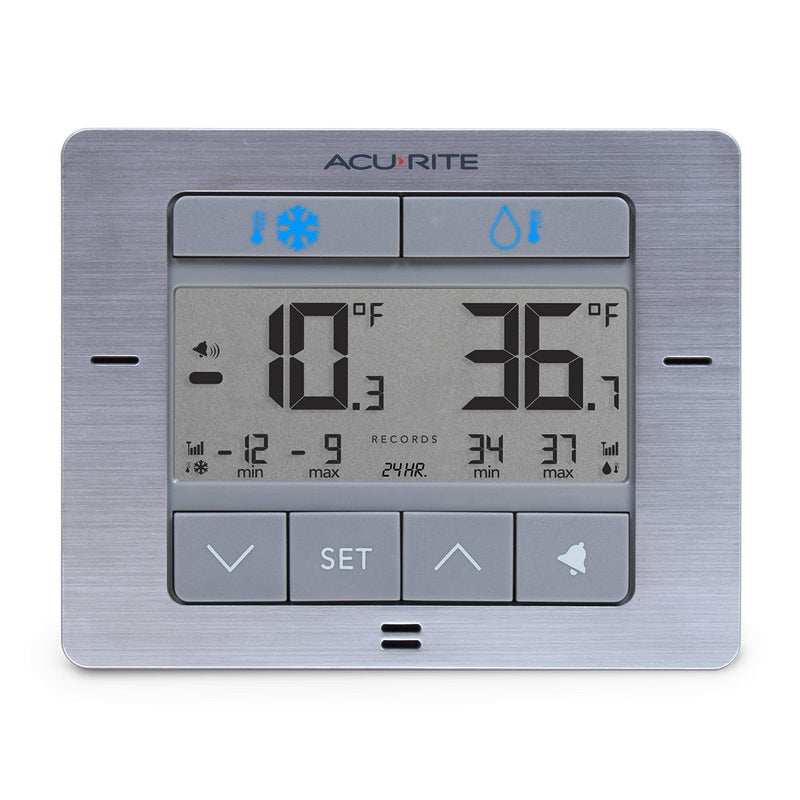 AcuRite Digital Wireless Fridge and Freezer Thermometer with Alarm, Max/Min Temperature for Home and Restaurants (00515M) 4.25" x 3.75" - Image 5